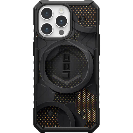 UAG PATHFINDER CASE WITH MAGSAFE FOR APPLE IPHONE - GREY GOLD MESH CIRCLES