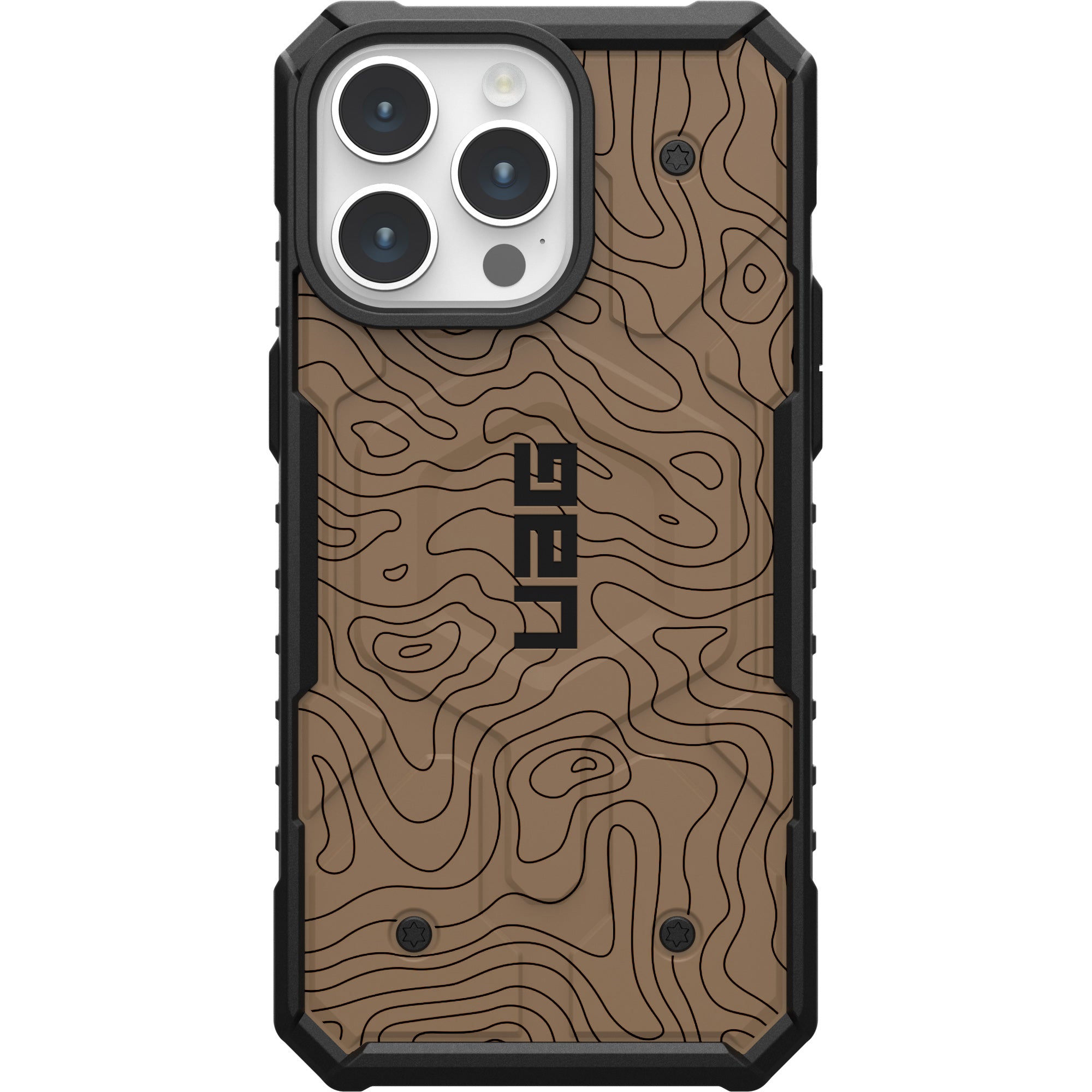 UAG PATHFINDER CASE WITH MAGSAFE FOR APPLE IPHONE FDE FLAT DARK EARTH TOPOGRAPHY