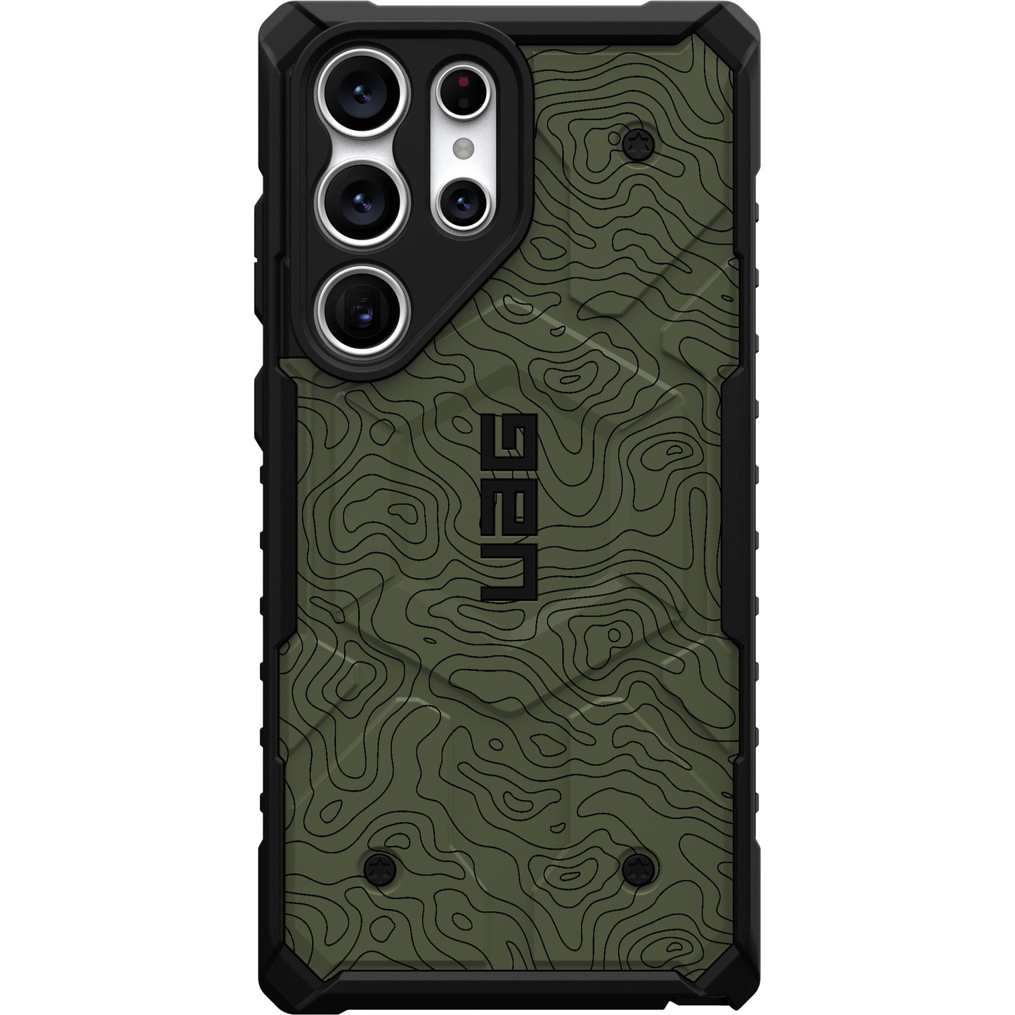 UAG PATHFINDER CASE FOR SAMSUNG GALAXY - OD GREEN TOPOGRAPHY