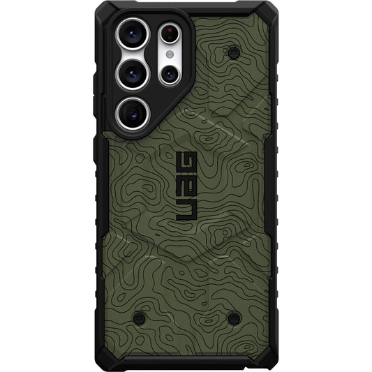 UAG PATHFINDER CASE FOR SAMSUNG GALAXY - OD GREEN TOPOGRAPHY