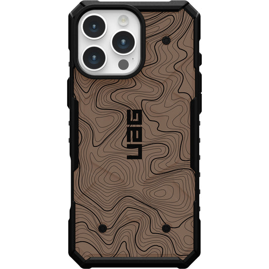 UAG PATHFINDER CASE WITH MAGSAFE FOR APPLE IPHONE - FDE FLAT DARK EARTH TOPOGRAPHY STYLE 2