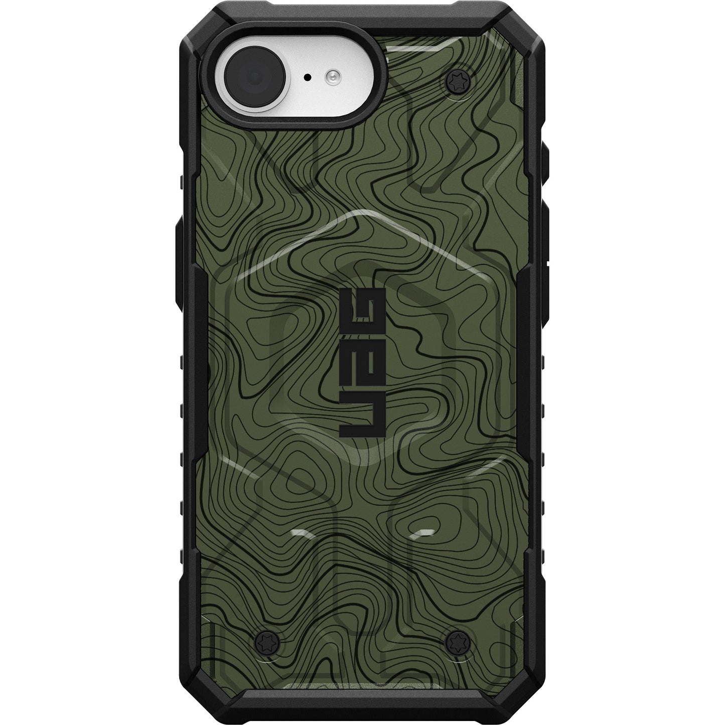 UAG PATHFINDER CASE WITH MAGSAFE FOR APPLE IPHONE - OD GREEN TOPOGRAPHY STYLE 2