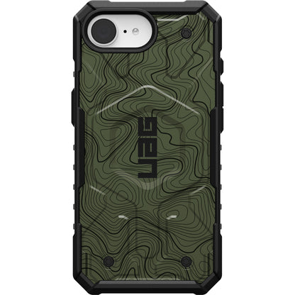 UAG PATHFINDER CASE WITH MAGSAFE FOR APPLE IPHONE - OD GREEN TOPOGRAPHY STYLE 2