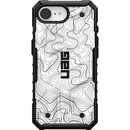 UAG PATHFINDER CASE WITH MAGSAFE FOR APPLE IPHONE - WHITE TOPOGRAPHY STYLE 2
