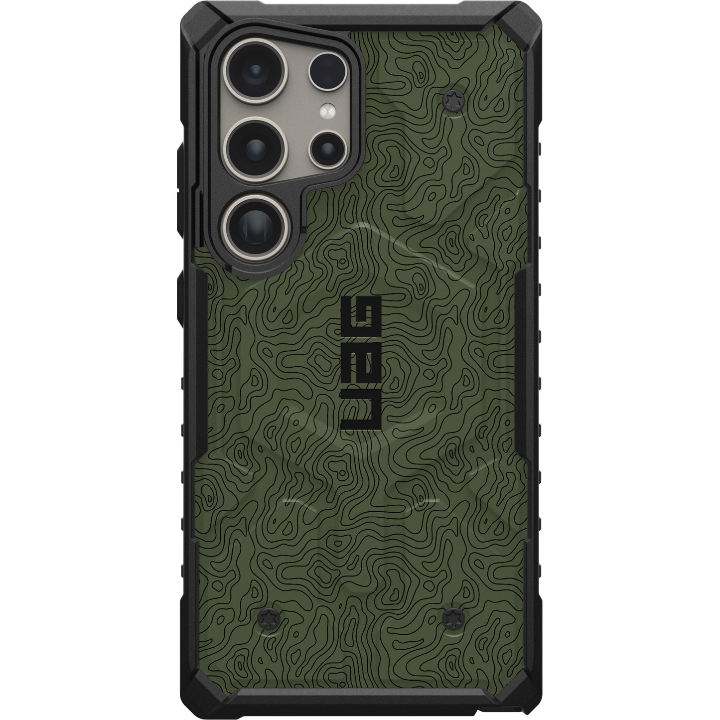 UAG PATHFINDER CASE FOR SAMSUNG GALAXY - OD GREEN TOPOGRAPHY