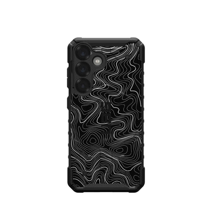 UAG PATHFINDER CASE FOR SAMSUNG GALAXY - BLACK TOPOGRAPHY STYLE 2