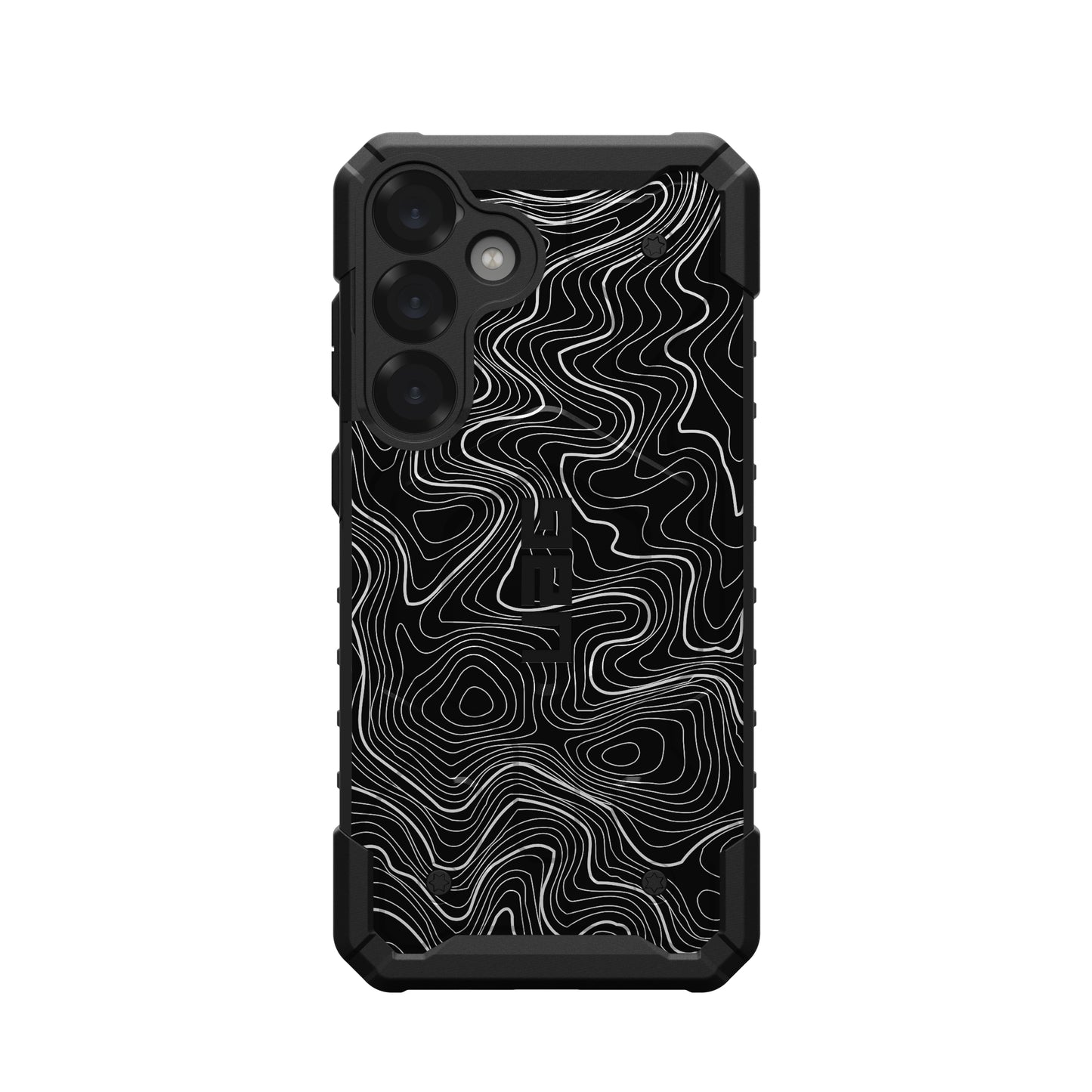 UAG PATHFINDER CASE FOR SAMSUNG GALAXY - BLACK TOPOGRAPHY STYLE 2