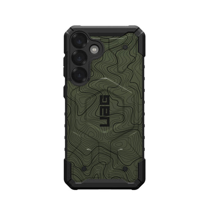 UAG PATHFINDER CASE FOR SAMSUNG GALAXY - OD GREEN TOPOGRAPHY STYLE 2