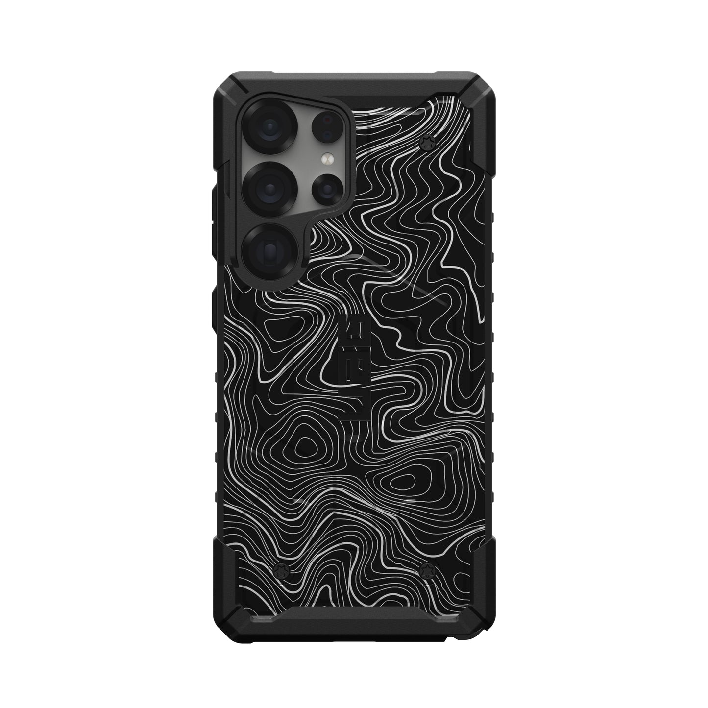 UAG PATHFINDER CASE FOR SAMSUNG GALAXY - BLACK TOPOGRAPHY STYLE 2