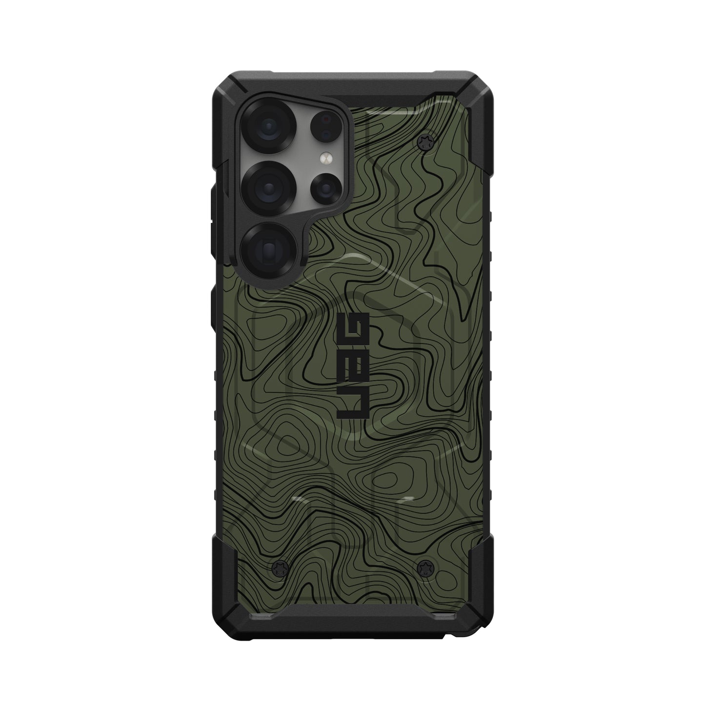 UAG PATHFINDER CASE FOR SAMSUNG GALAXY - OD GREEN TOPOGRAPHY STYLE 2
