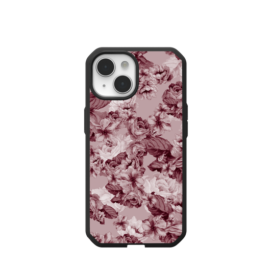 UAG CIVILIAN LT CASE WITH MAGSAFE FOR APPLE IPHONE - FLORAL MERLOT