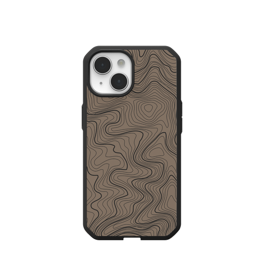 UAG CIVILIAN LT CASE WITH MAGSAFE FOR APPLE IPHONE - FDE FLAT DARK EARTH TOPOGRAPHY STYLE 2