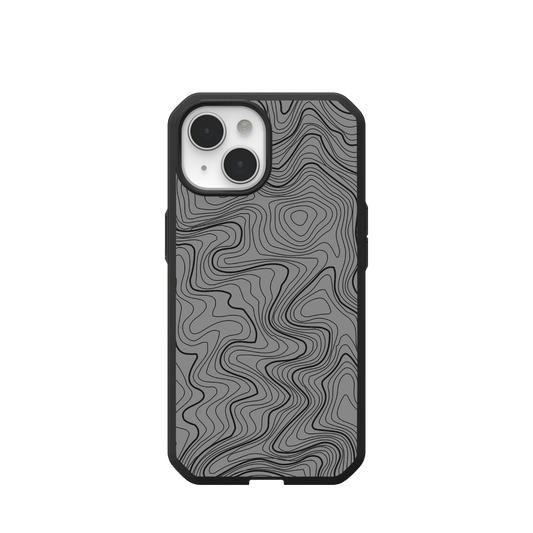 UAG CIVILIAN LT CASE WITH MAGSAFE FOR APPLE IPHONE - GREY TOPOGRAPHY STYLE 2