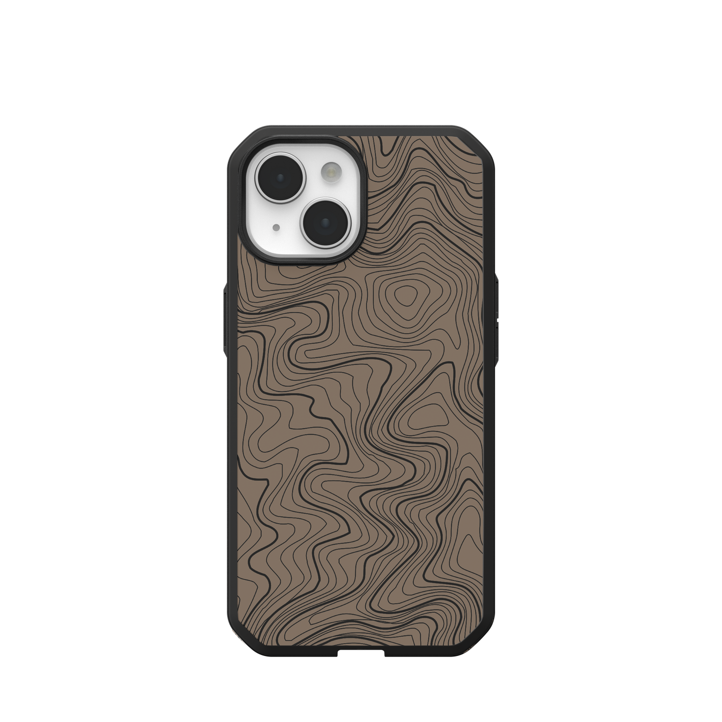UAG PATHFINDER CASE WITH MAGSAFE FOR APPLE IPHONE - FDE FLAT DARK EARTH TOPOGRAPHY STYLE 2