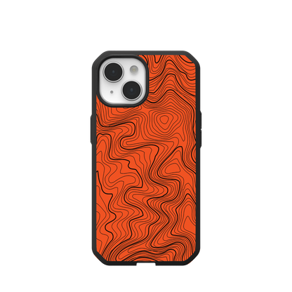 UAG PATHFINDER CASE WITH MAGSAFE FOR APPLE IPHONE - ORANGE TOPOGRAPHY STYLE 2