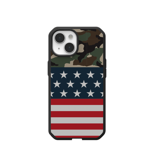 UAG CIVILIAN LT CASE WITH MAGSAFE FOR APPLE IPHONE - FLAG CAMO