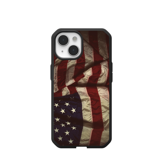 UAG CIVILIAN LT CASE WITH MAGSAFE FOR APPLE IPHONE - Vintage USA Flag