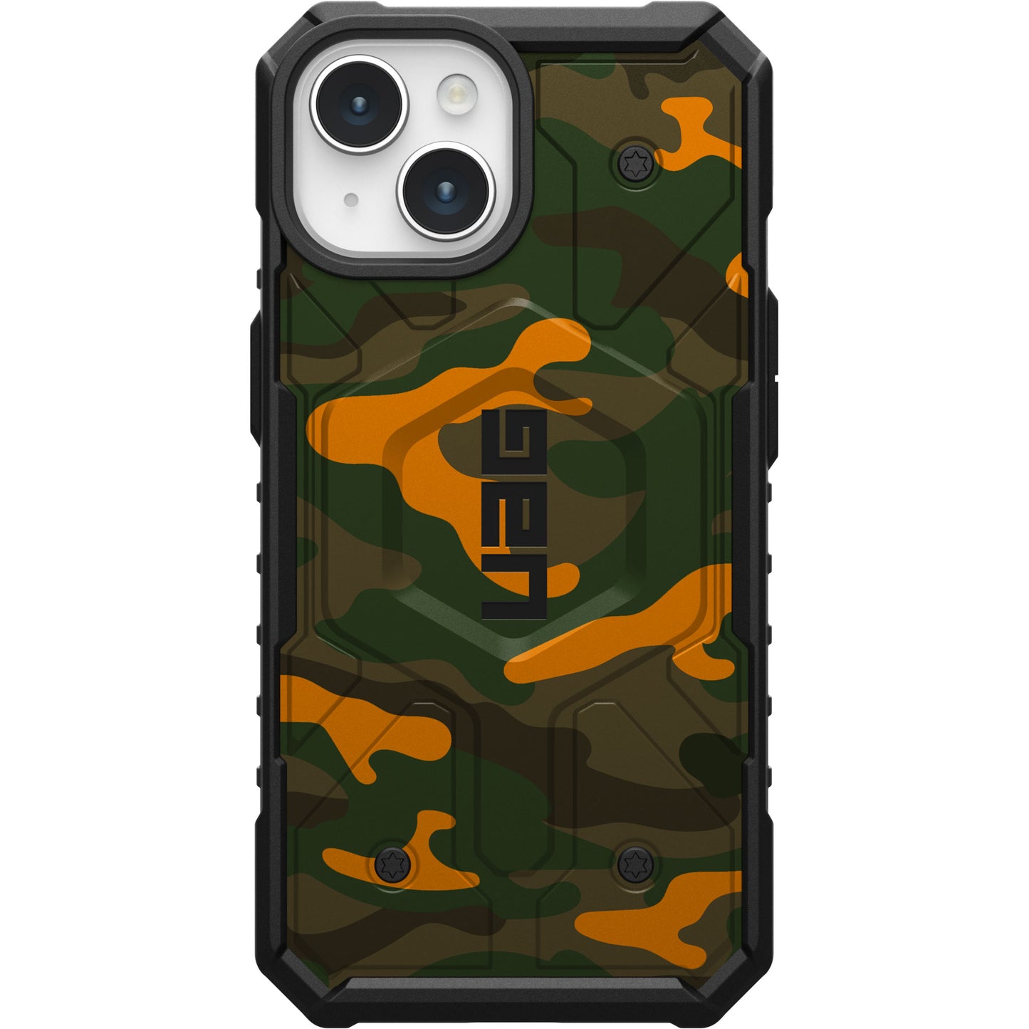 UAG PATHFINDER CASE WITH MAGSAFE FOR APPLE IPHONE - TRADITIONAL ORANGE CAMOUFLAGE