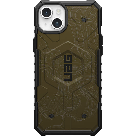 UAG PATHFINDER CASE WITH MAGSAFE FOR APPLE IPHONE - BROWN TOPOGRAPHY