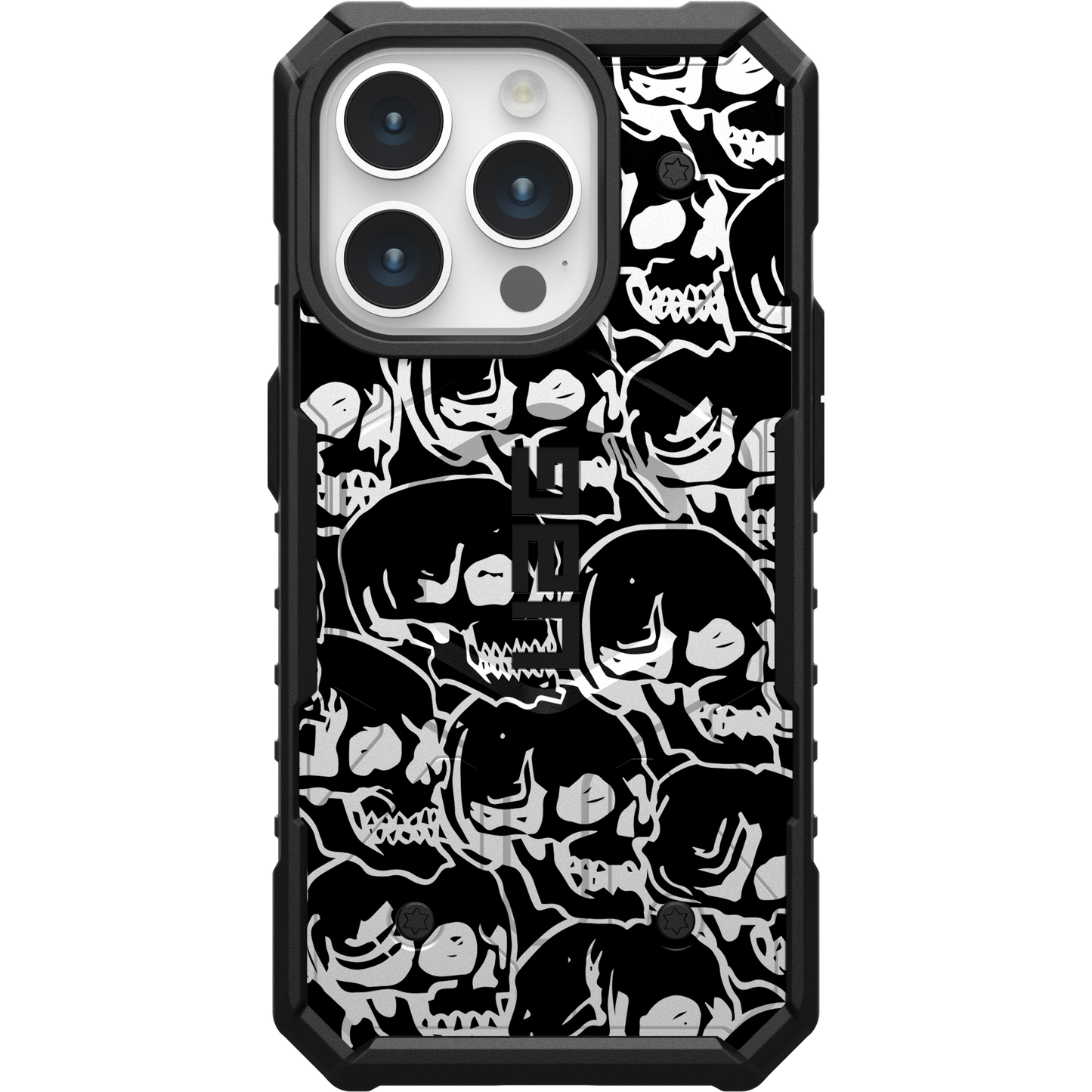 UAG PATHFINDER CASE WITH MAGSAFE FOR APPLE IPHONE - BLOCK 03 - BLACK SKULLS