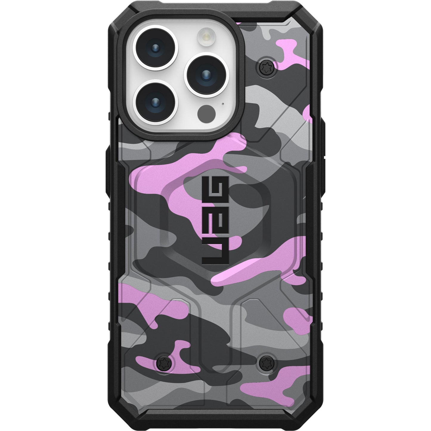 UAG PATHFINDER CASE WITH MAGSAFE FOR APPLE IPHONE - ARCTIC PINK CAMOUFLAGE