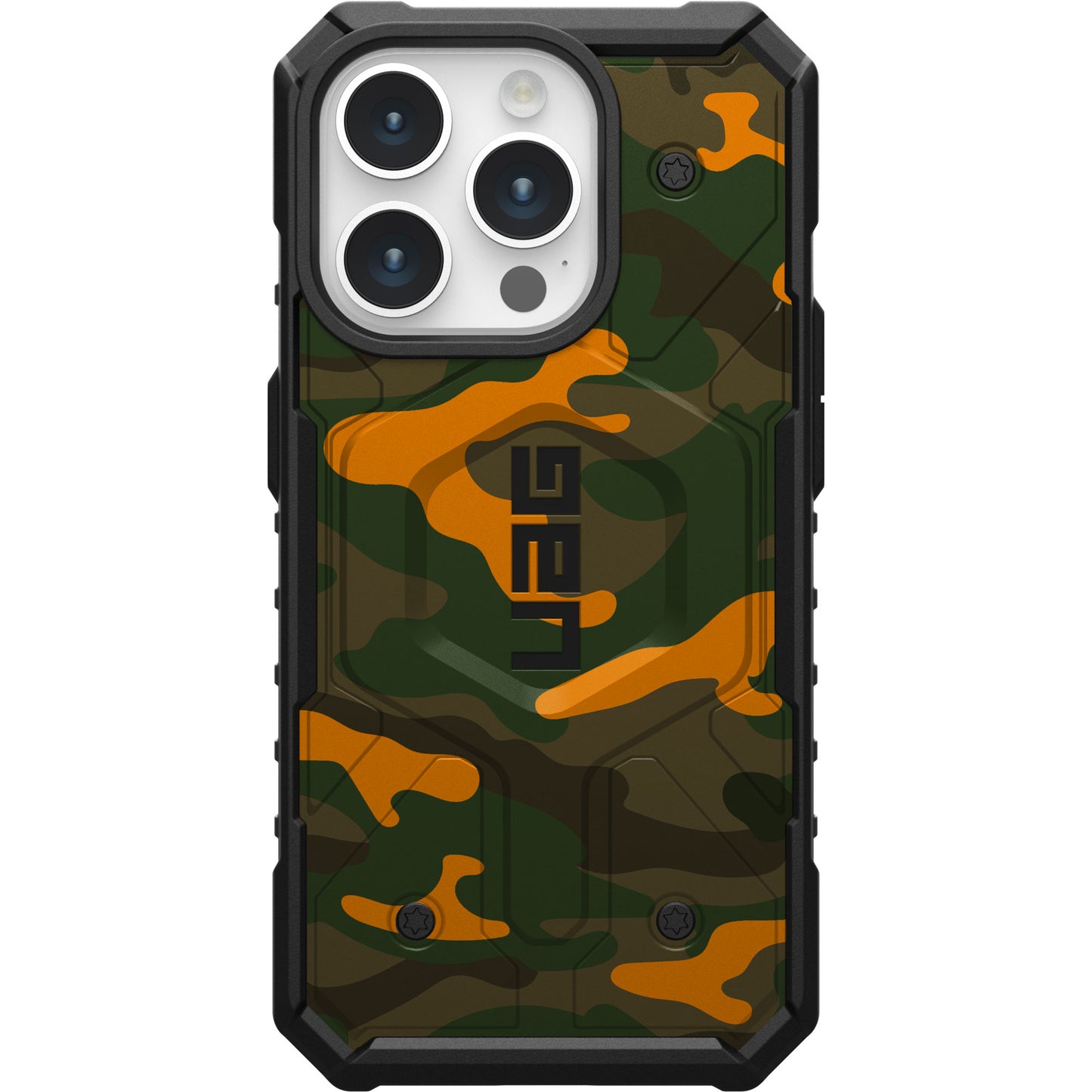 UAG PATHFINDER CASE WITH MAGSAFE FOR APPLE IPHONE - TRADITIONAL ORANGE CAMOUFLAGE