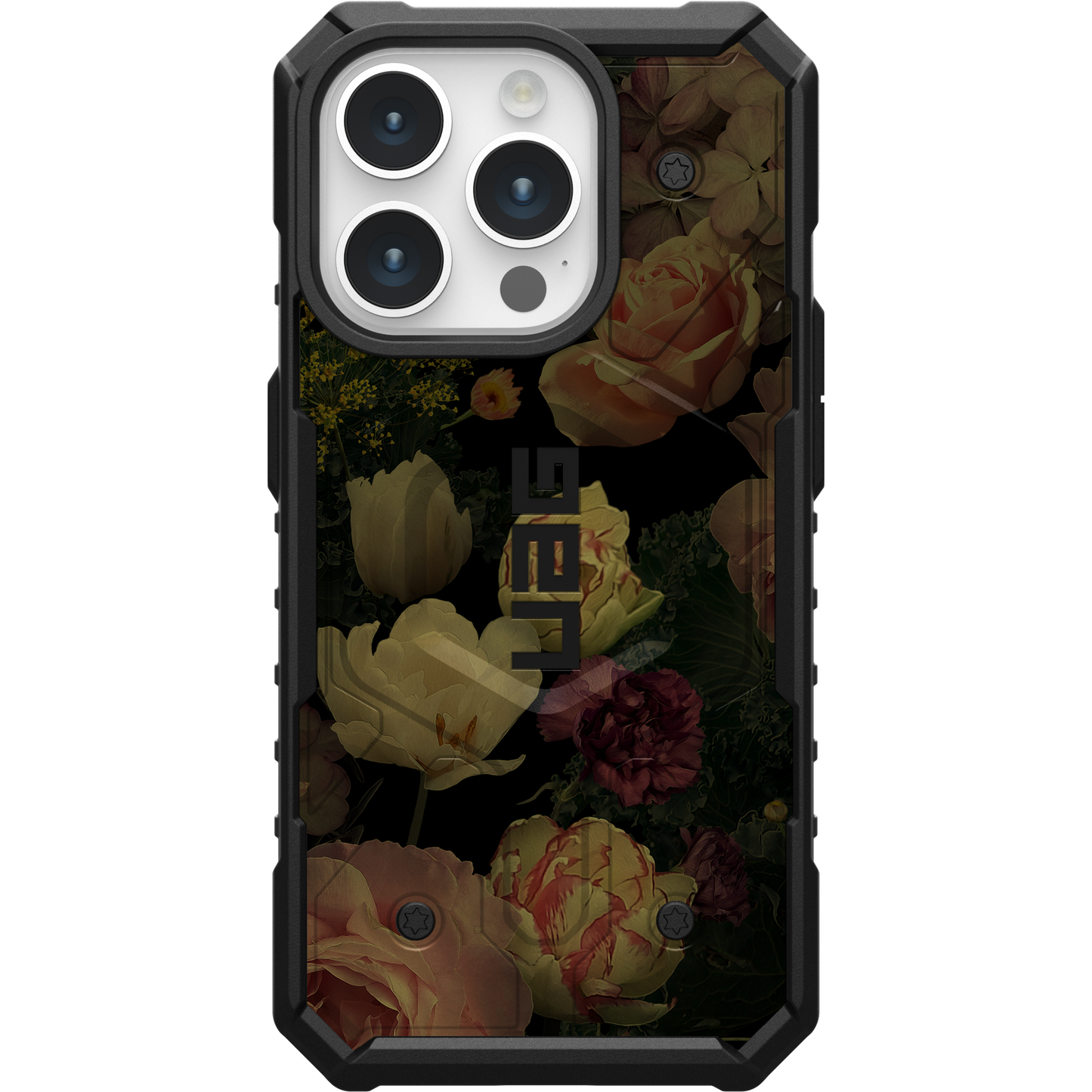 UAG PATHFINDER CASE WITH MAGSAFE FOR APPLE IPHONE - DARK FLORAL 1