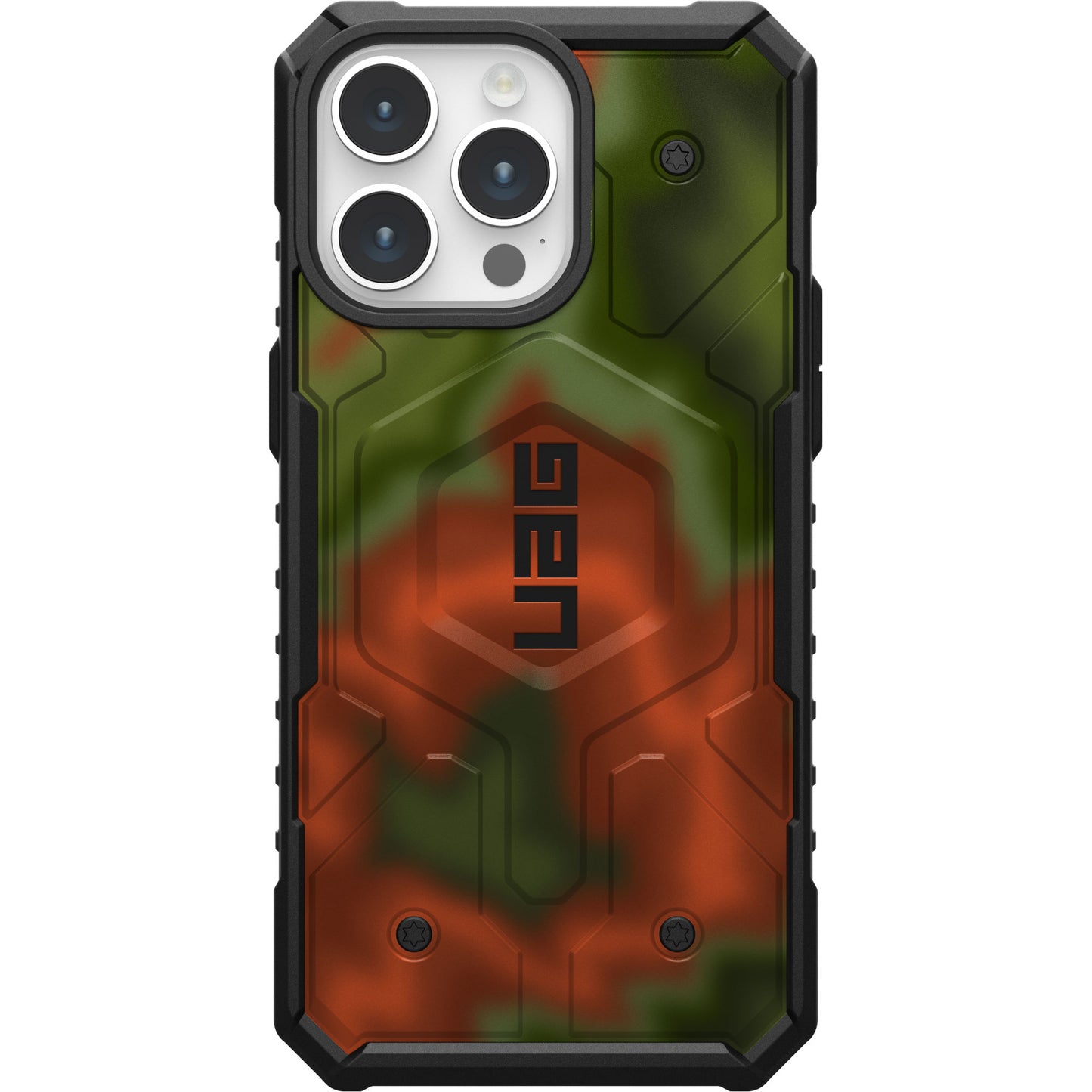 UAG PATHFINDER CASE WITH MAGSAFE FOR APPLE IPHONE - TIE DIE GREEN ORANGE