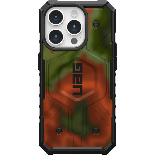 UAG PATHFINDER CASE WITH MAGSAFE FOR APPLE IPHONE - TIE DIE GREEN ORANGE