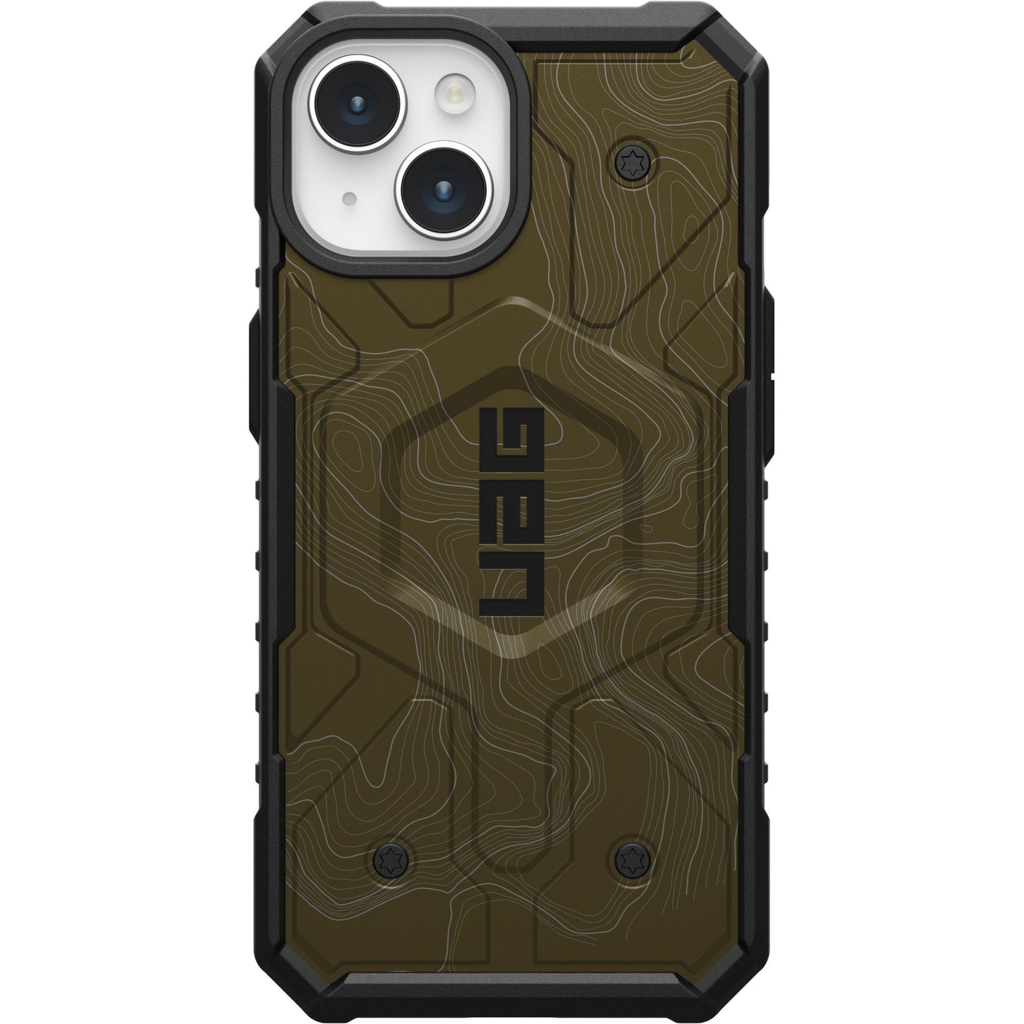 UAG PATHFINDER CASE WITH MAGSAFE FOR APPLE IPHONE - BROWN TOPOGRAPHY