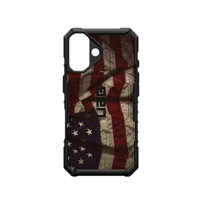 UAG PATHFINDER CASE WITH MAGSAFE FOR APPLE IPHONE - Vintage USA Flag