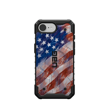 UAG PATHFINDER CASE WITH MAGSAFE FOR APPLE IPHONE - AMERICAN FLAG PAINTING